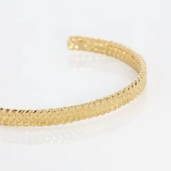 Histoire d'Or Bracelet Jonc Lilya Plaqué Or Jaune