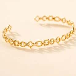 Bracelet Jonc Linka Plaqué Or Jaune-Histoire d'Or Hot