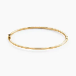 Histoire d'Or Bracelet Jonc Loise Fil Carre Lisse Or Jaune