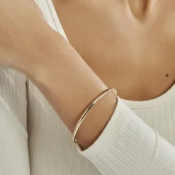 Bracelet Jonc Louliaae Plaqué Or Jaune-Histoire d'Or Outlet