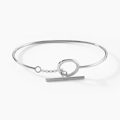 Bracelet Jonc Marie-capucine Argent Blanc-Histoire d'Or Hot