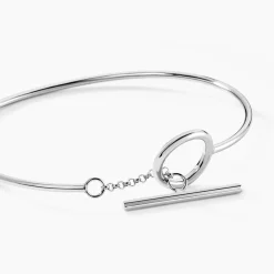 Bracelet Jonc Marie-capucine Argent Blanc-Histoire d'Or Hot