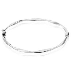 Bracelet Jonc Nathaelae Argent Blanc-Histoire d'Or Hot