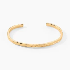 Bracelet Jonc Orée Plaqué Or Jaune-Histoire d'Or Sale