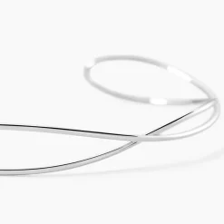 Histoire d'Or Bracelet Jonc Paros Argent Blanc