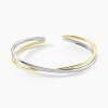 Histoire d'Or Bracelet Jonc Perfect Match Argent Bicolore