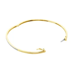 Bracelet Jonc Phillipa Or Jaune Diamant-Histoire d'Or Hot