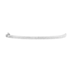 Histoire d'Or Bracelet Jonc Posie Or Blanc Diamant