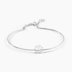 Bracelet Jonc Rosita Argent Blanc-Histoire d'Or Discount