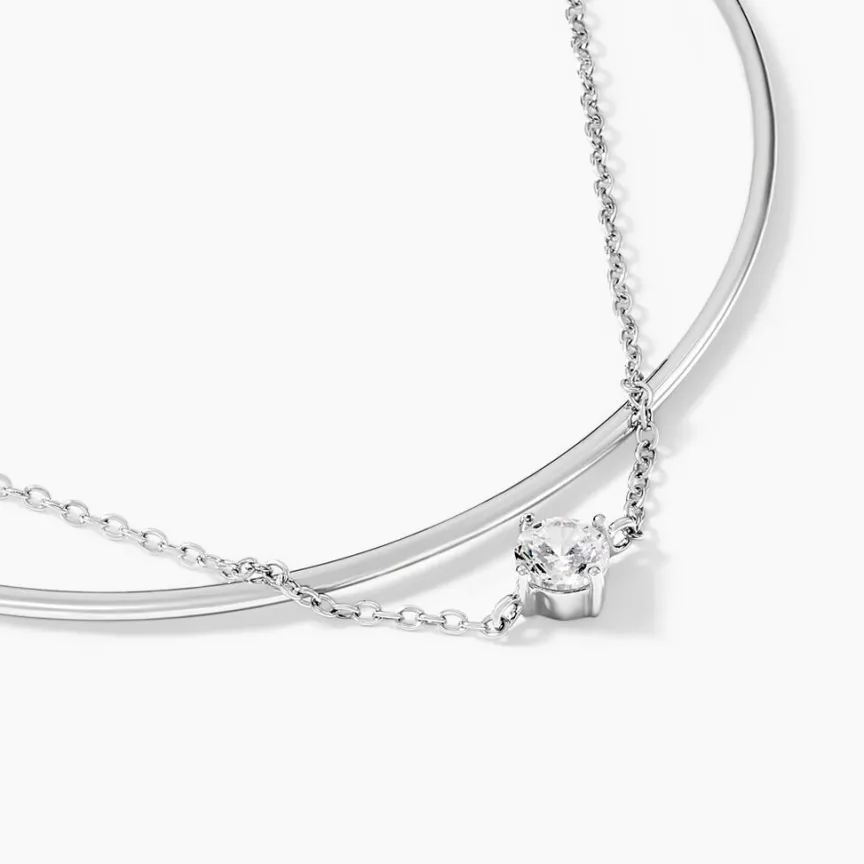 Bracelet Jonc Ruth De Zirconium-Histoire d'Or