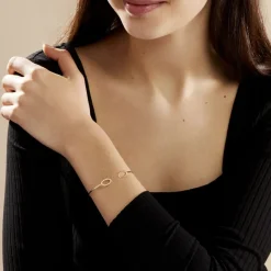 Histoire d'Or Bracelet Jonc Seth Or Jaune Oxyde De Zirconium