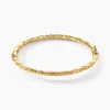 Histoire d'Or Bracelet Jonc Shiny Diamante Or Jaune