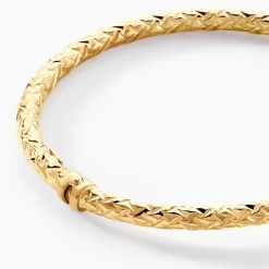 Histoire d'Or Bracelet Jonc Shiny Diamante Or Jaune