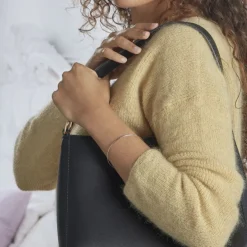 Bracelet Jonc Sibel Argent Blanc-Histoire d'Or Discount