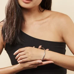 Bracelet Jonc Tabata Argent Blanc-Histoire d'Or Hot