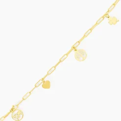 Bracelet Jonc Taola Argent Doré-Histoire d'Or Outlet