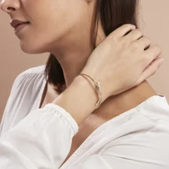 Bracelet Jonc Wandala Plaqué Or Jaune-Histoire d'Or Discount