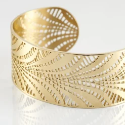 Bracelet Jonc Wilson Acier Dore-Histoire d'Or Hot