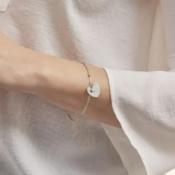 Bracelet Jonc Ylla Argent Blanc Oxyde De Zirconium-Histoire d'Or New