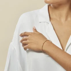 Histoire d'Or Bracelet Jonc Yuriy Fil Flexible Or Jaune