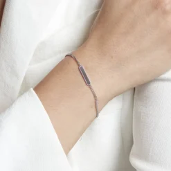 Bracelet Jordana Argent Blanc-Histoire d'Or Hot