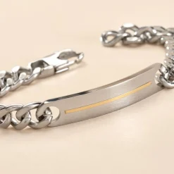 JOURDAN Bracelet Acier Gris