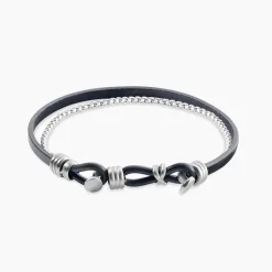 JOURDAN Bracelet Arpad Acier Argenté