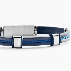 Bracelet Caoutchouc Noir-JOURDAN Outlet