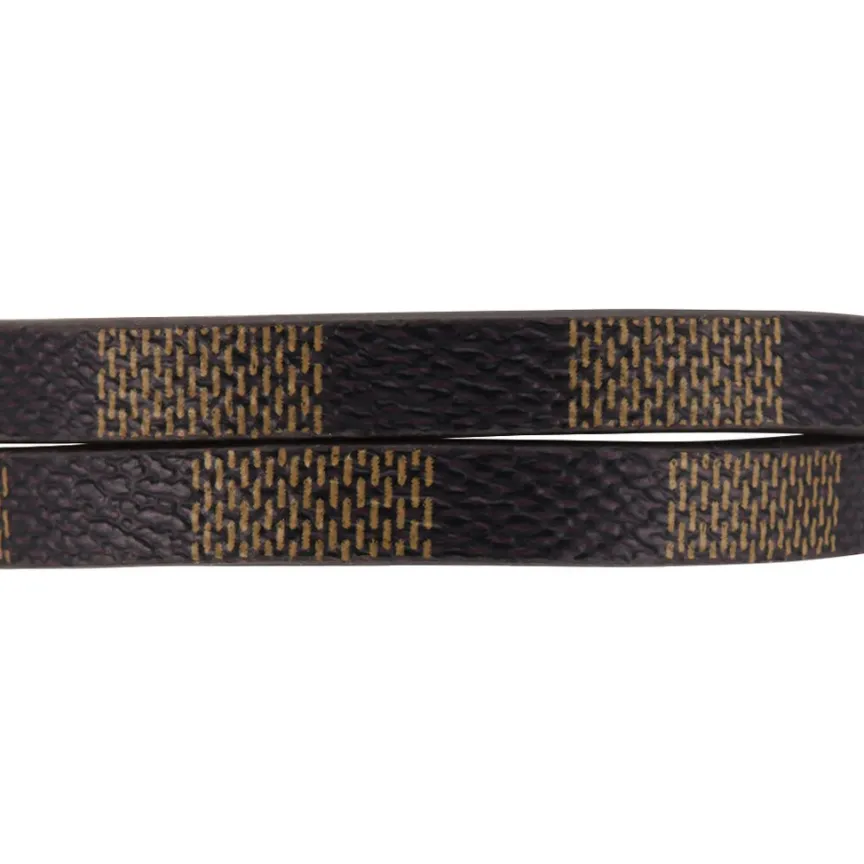 Bracelet Chicago Cuir Noir Et Marron-JOURDAN Hot
