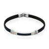 JOURDAN Bracelet Cuir Bleu