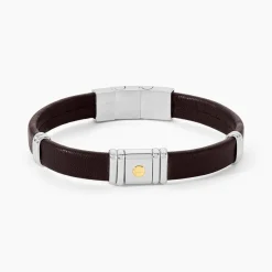 Bracelet Cuir Marron-JOURDAN