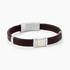 Bracelet Cuir Marron-JOURDAN