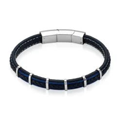 Bracelet Cuir Noir-JOURDAN Discount