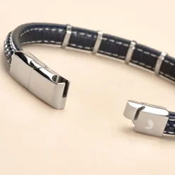 Bracelet Cuir Noir-JOURDAN Discount