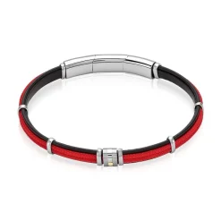 JOURDAN Bracelet Cuir Noir
