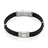 Bracelet Cuir Noir-JOURDAN Online