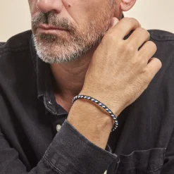 JOURDAN Bracelet Dixon Acier Blanc