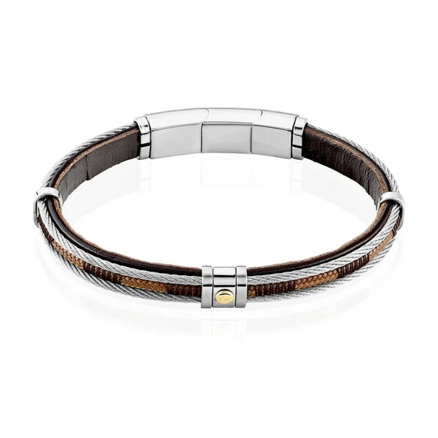 JOURDAN Bracelet Egra Acier Bicolore