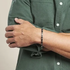 JOURDAN Bracelet Homme Dinema Acier Argente