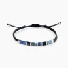 Bracelet Jahan Acier Argenté Lapis Lazuli Agate-JOURDAN Best