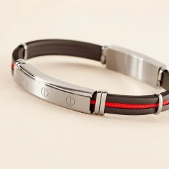 JOURDAN Bracelet Magnus Caoutchouc Bleu