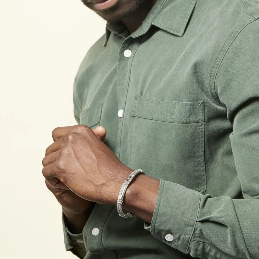 Bracelet Neylahae Acier Blanc-JOURDAN Sale