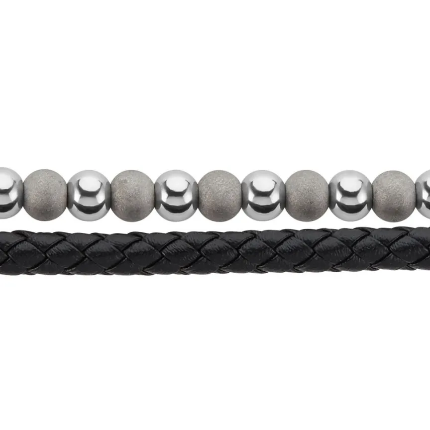 Bracelet Pheonix Cuir Noir-JOURDAN Hot