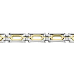 JOURDAN Bracelet Wild Acier Blanc Et Jaune