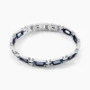 Bracelet Wild Acier Blanc Et Bleu-JOURDAN Online