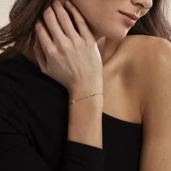 Histoire d'Or Bracelet Juditte Or Jaune Perle De Culture