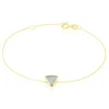 Histoire d'Or Bracelet Juliete Or Jaune Aigue Marine