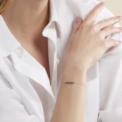 Histoire d'Or Bracelet Karrie Argent Blanc Oxyde De Zirconium