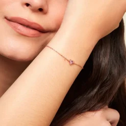 Bracelet Kelvyn Argent Rose Oxyde De Zirconium-Histoire d'Or Discount