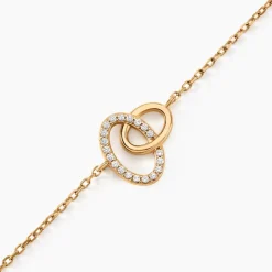 Bracelet Kimberlie Plaqué Or Jaune Oxyde De Zirconium-Histoire d'Or